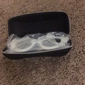 White Sunglasses with Case